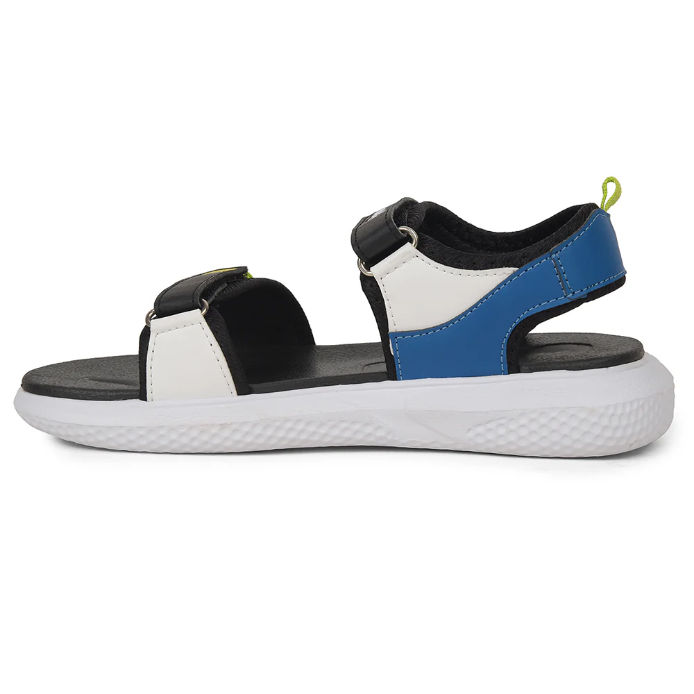 Lucy & Luke Black Casual Sandal For Kids HIPPO-99 By Liberty - Image 3