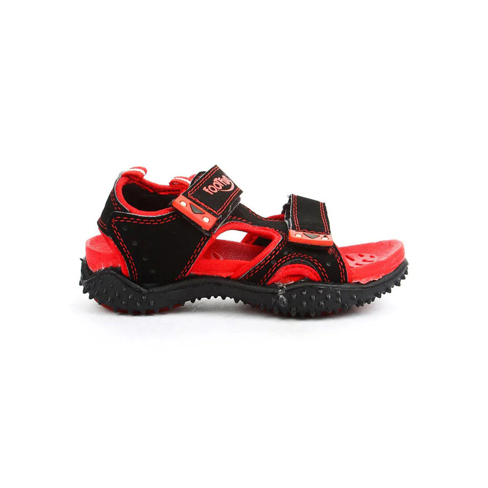 Lucy & Luke Black Casual Sandal For Kids POLO By Liberty - Image 2