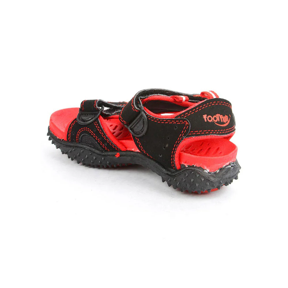 Lucy & Luke Black Casual Sandal For Kids POLO By Liberty - Image 4
