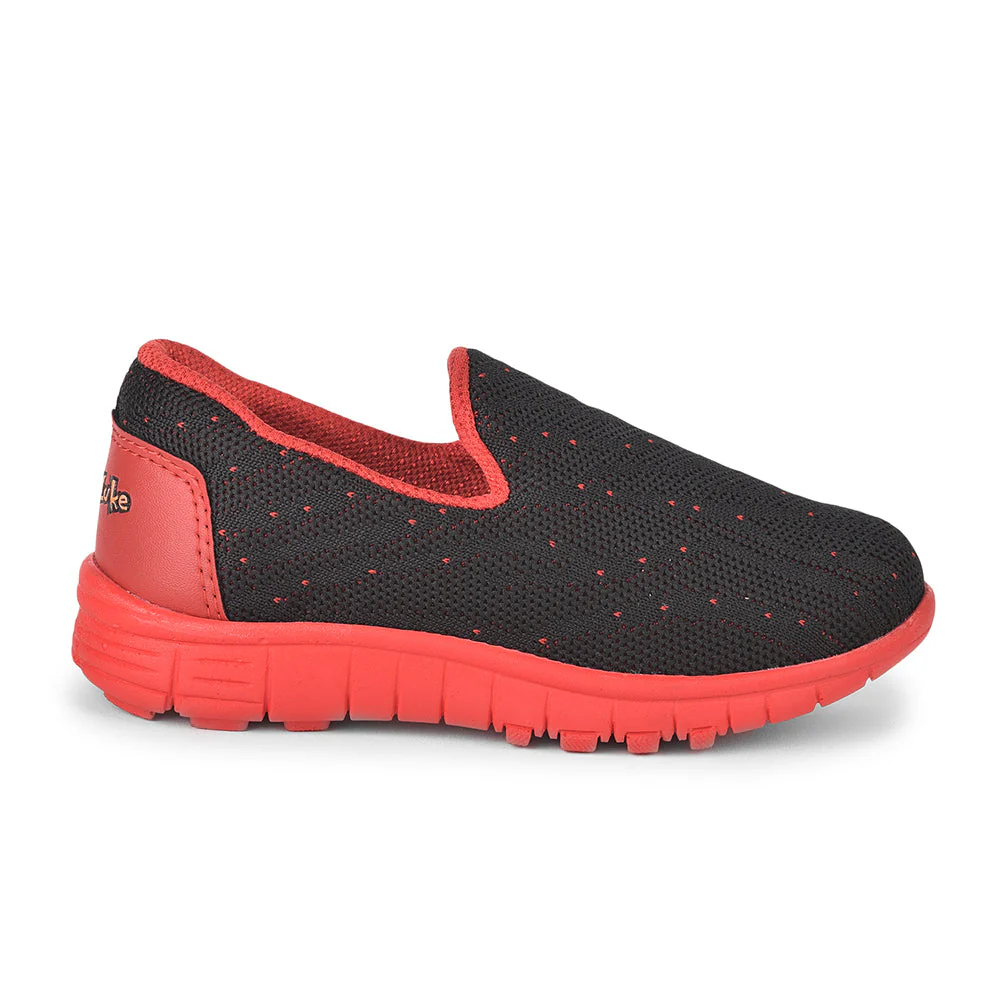 Lucy & Luke (Black) Sports Non Lacing Walking Shoes For Kids 2123-10 By Liberty - Image 2