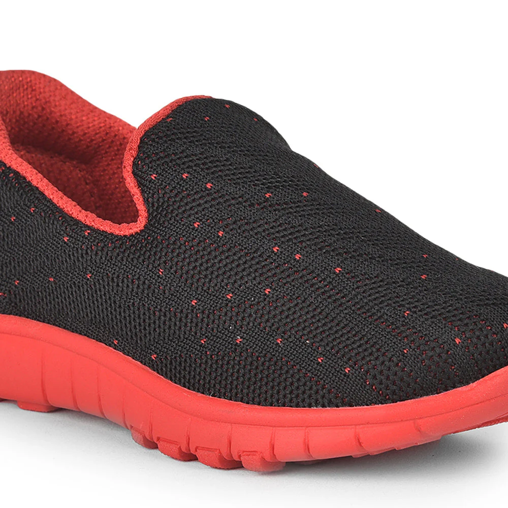 Lucy & Luke (Black) Sports Non Lacing Walking Shoes For Kids 2123-10 By Liberty - Image 4
