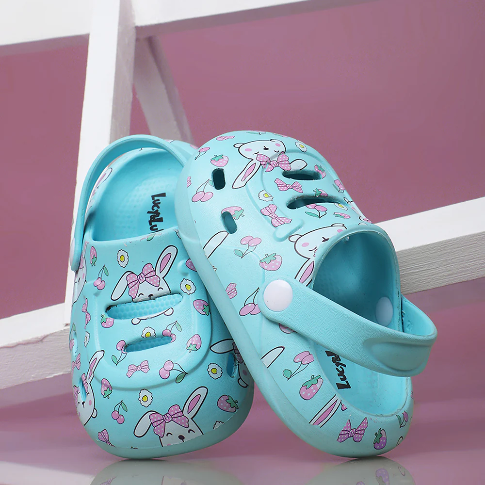Lucy & Luke Blue Casual Clogs For Kids SANDWALK By Liberty - Image 4