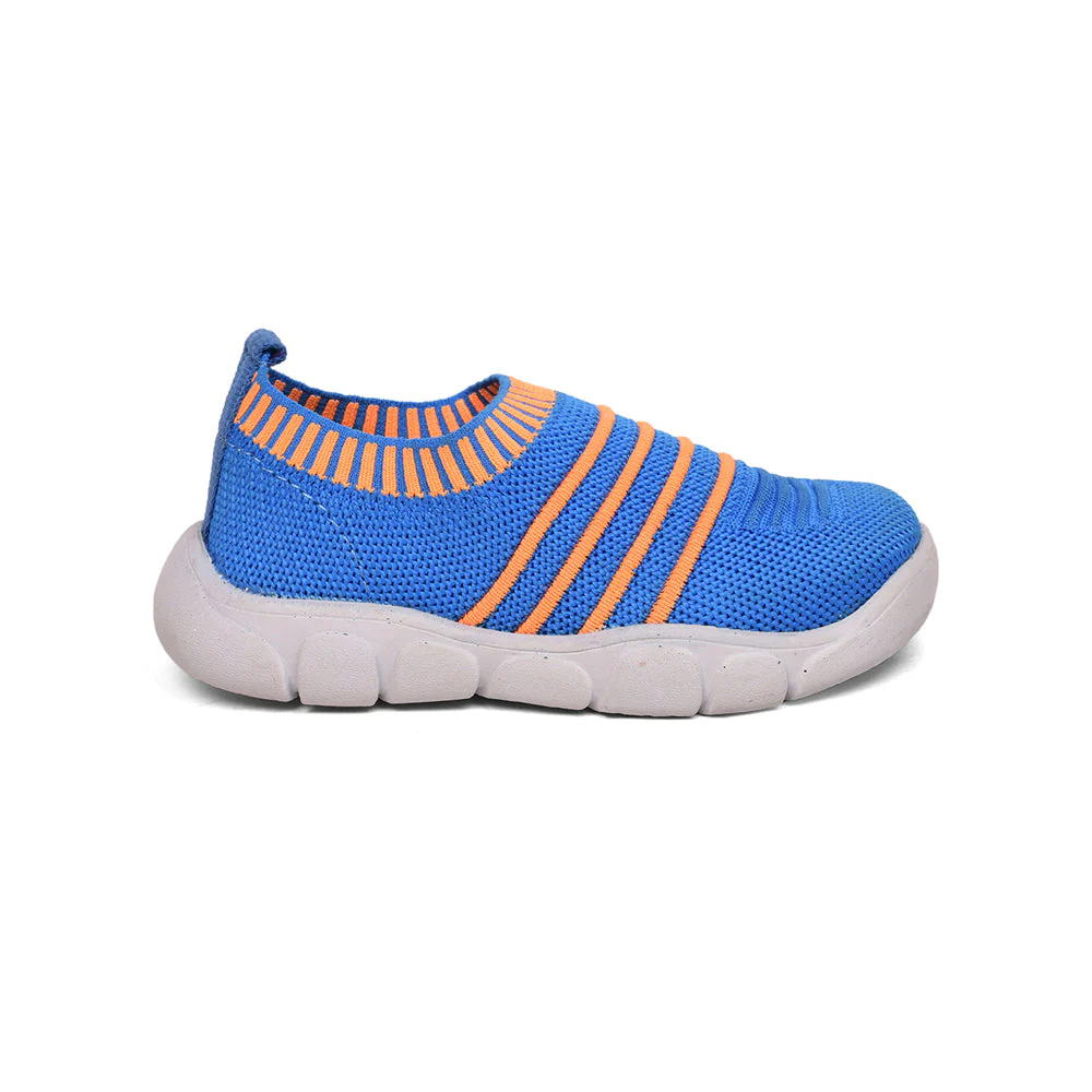 Lucy & Luke (Blue) Casual Non Lacing Shoes For Kids FLYNN-37 By Liberty - Image 2