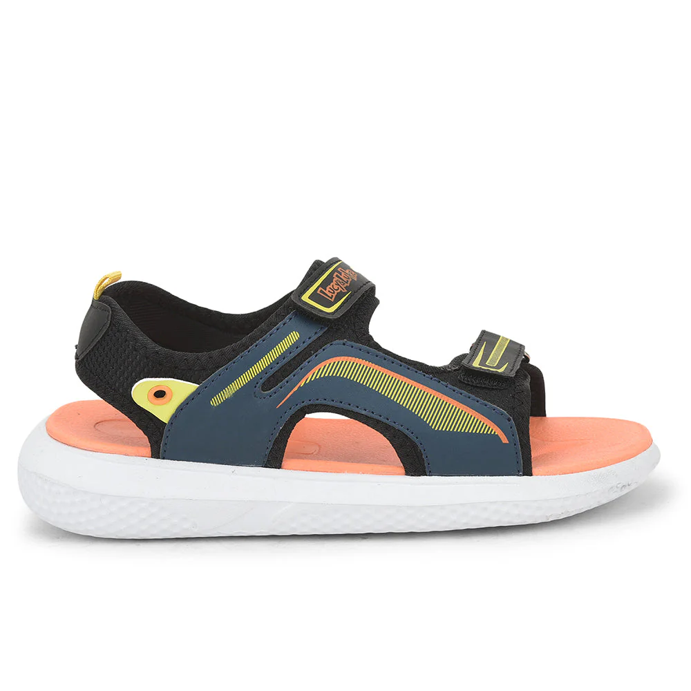 Lucy & Luke (Blue) Casual Sandal For Kids HIPPO-21M By Liberty - Image 2