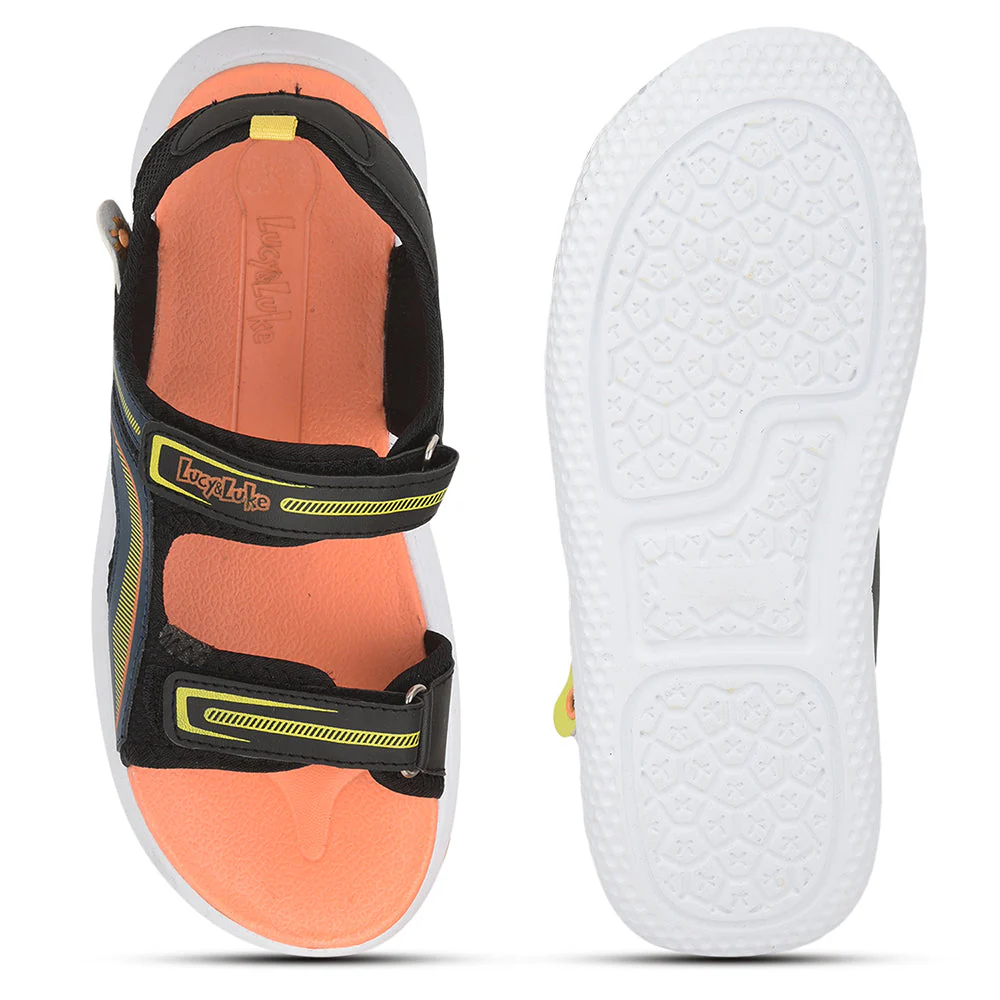 Lucy & Luke (Blue) Casual Sandal For Kids HIPPO-21M By Liberty - Image 5