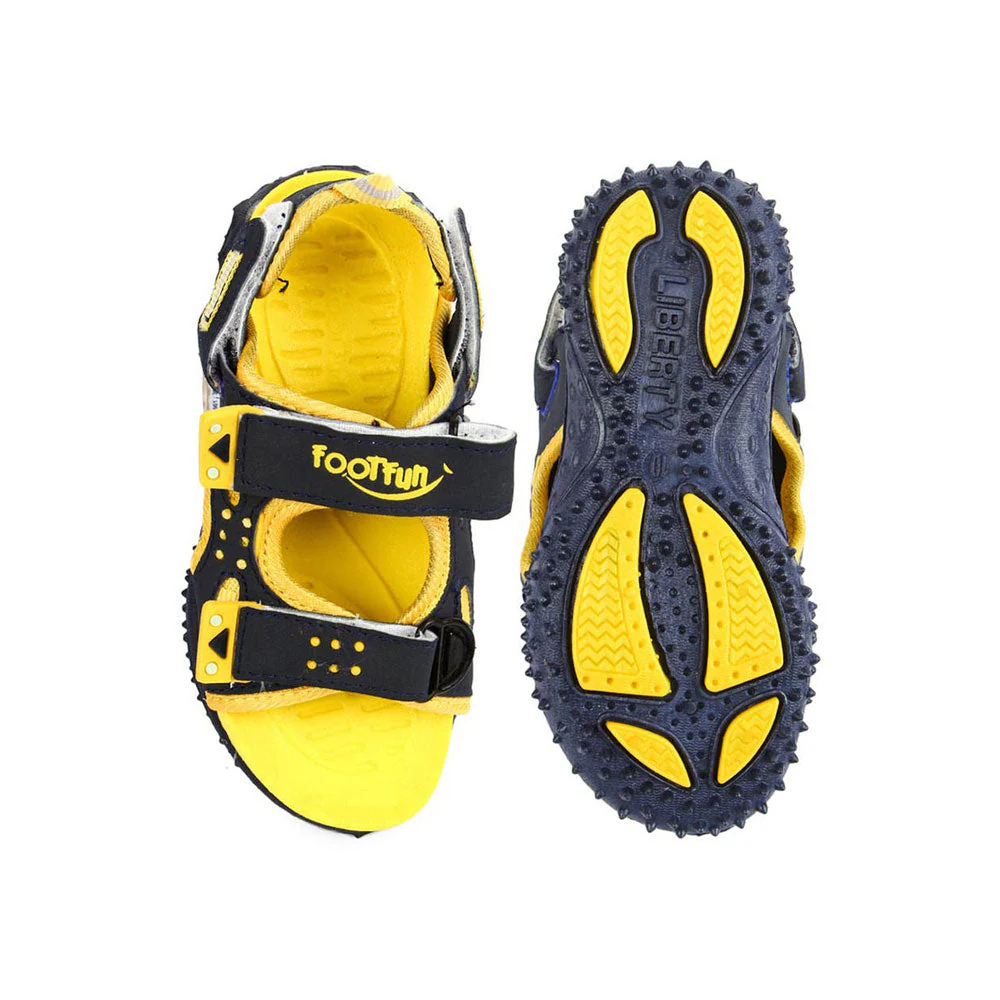 Lucy & Luke (Blue) Casual Sandal For Kids SPLENDOR By Liberty - Image 4