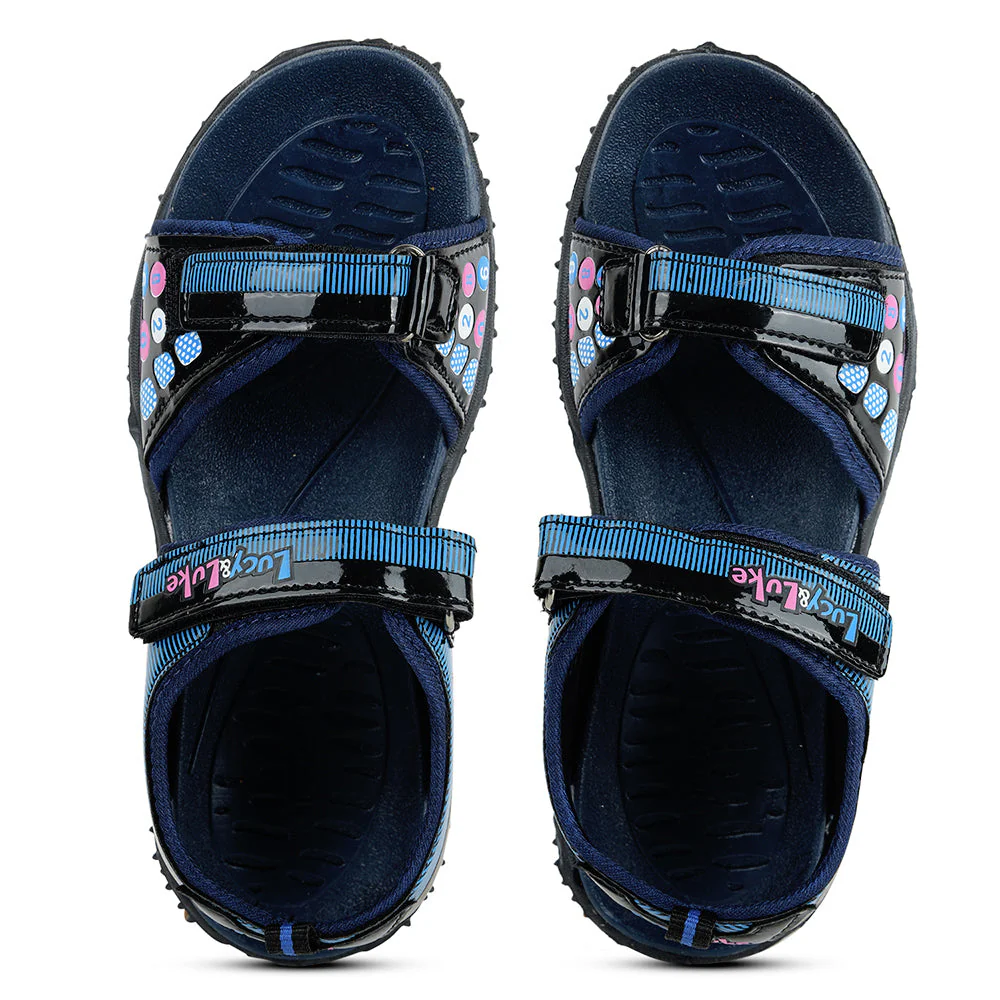 Lucy & Luke by Liberty Kids 8074-303 N.Blue Casual Sandal - Image 7