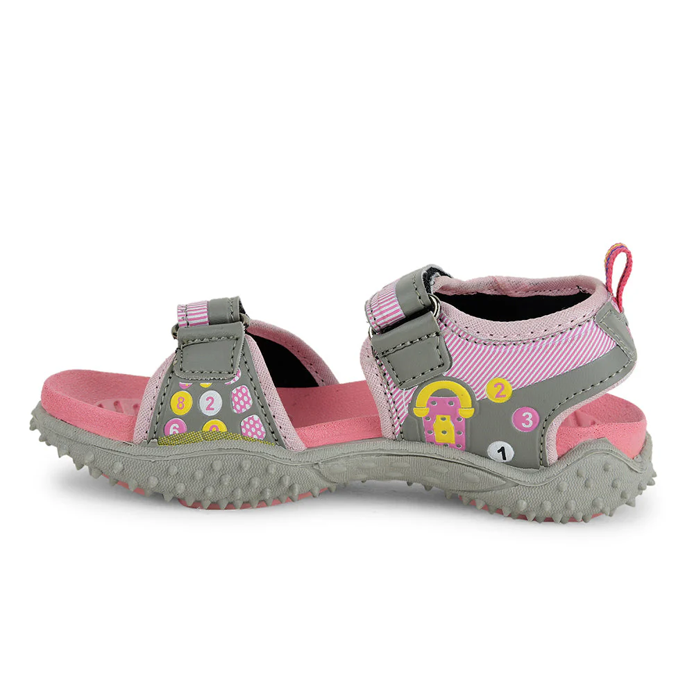 Lucy & Luke Pink Casual Sandal For Kids 8074-304 By Liberty - Image 3