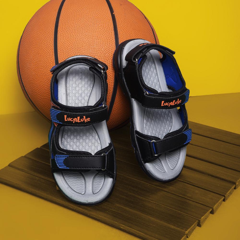 Lucy & Luke By Liberty Kids FLOATS-2 Black Casual Sandal - Image 4