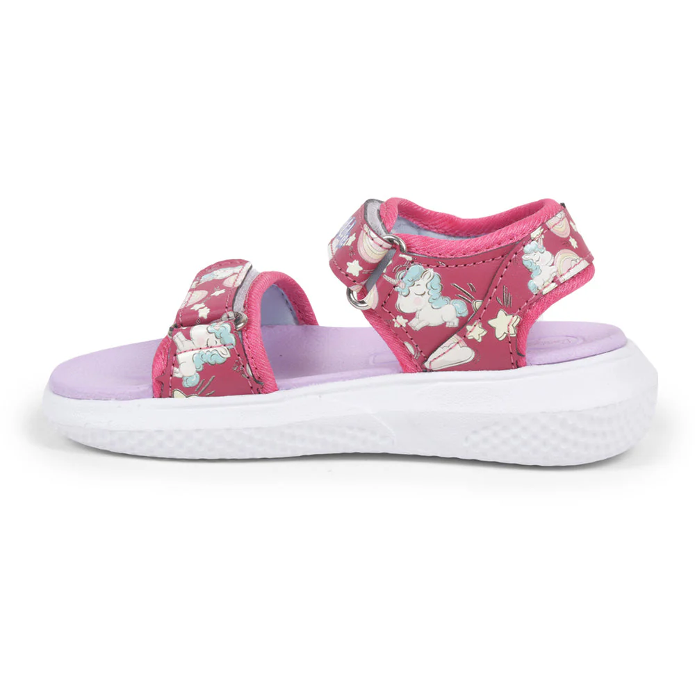 Lucy & Luke By Liberty Kids HIPPO-16 Pink Casual Sandal - Image 3