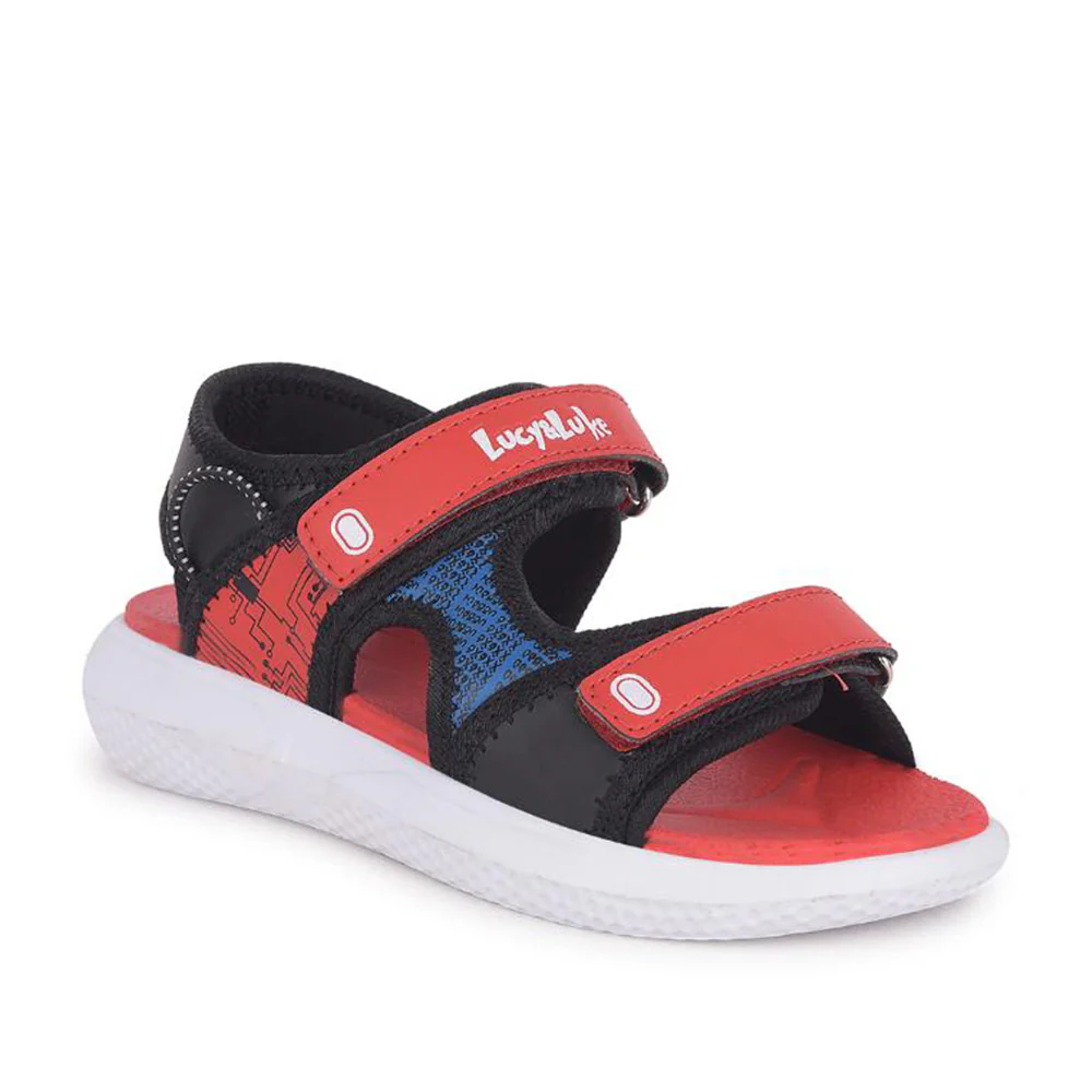 Lucy & Luke By Liberty Kids HIPPO-53 Red Casual Sandal
