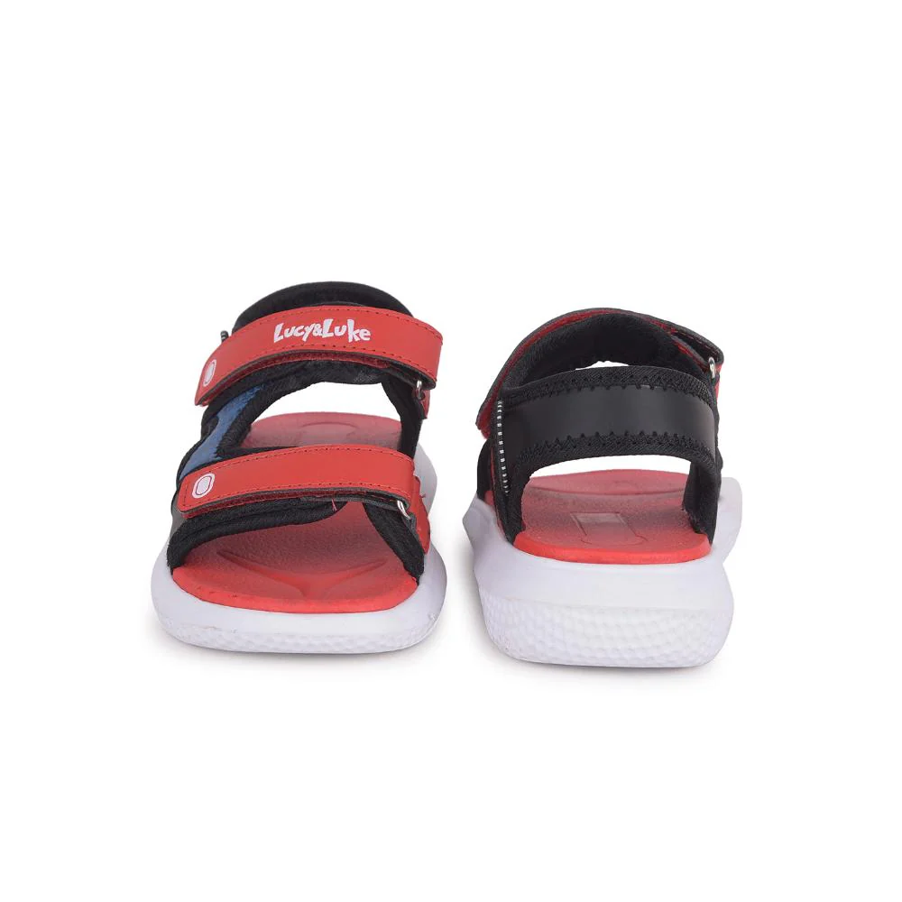 Lucy & Luke By Liberty Kids HIPPO-53 Red Casual Sandal - Image 5
