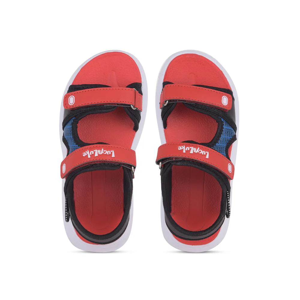 Lucy & Luke By Liberty Kids HIPPO-53 Red Casual Sandal - Image 8