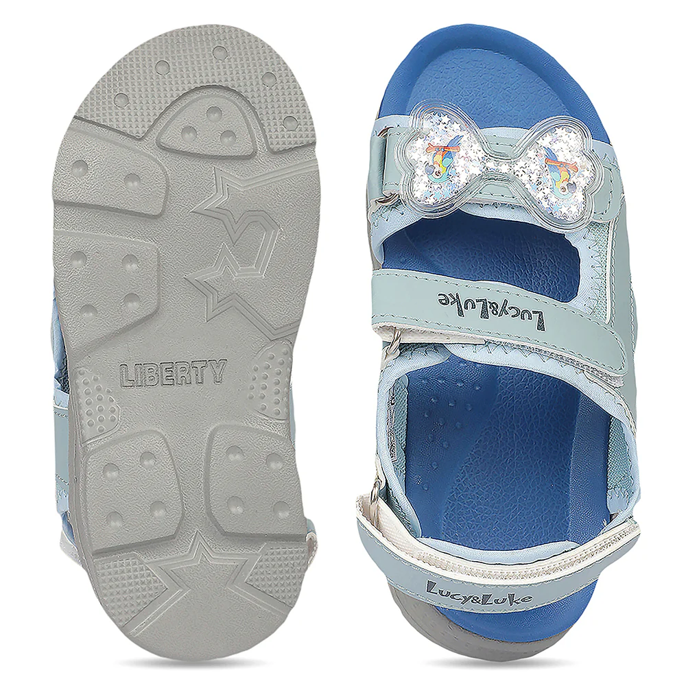 Lucy & Luke CANDYKICKE Blue Casual Flat Sandal For Kids By Liberty - Image 6