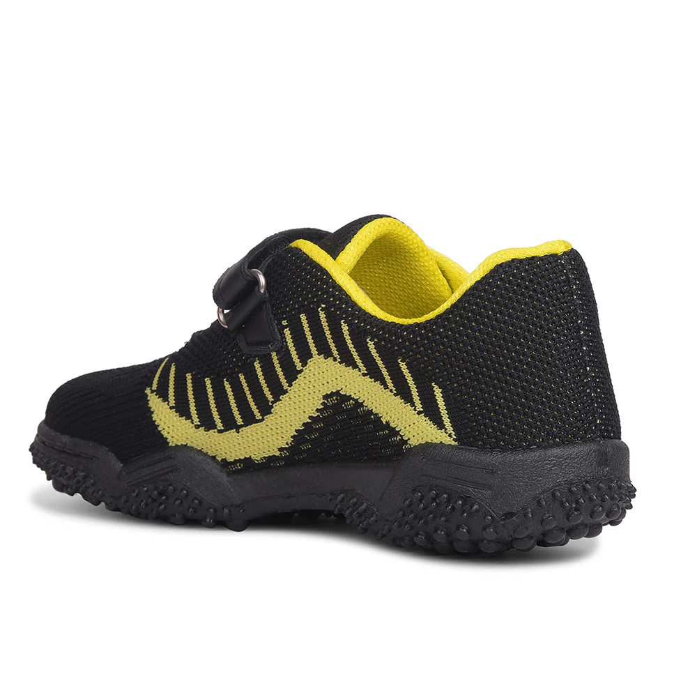 Lucy & Luke Casual Black Non Lacing Shoes For Kids 8005YARD4E By Liberty - Image 6