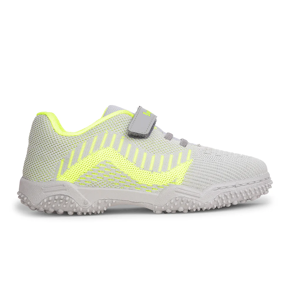 Lucy & Luke Casual Light Grey Non Lacing Shoes For Kids 8005YARD4E By Liberty - Image 2