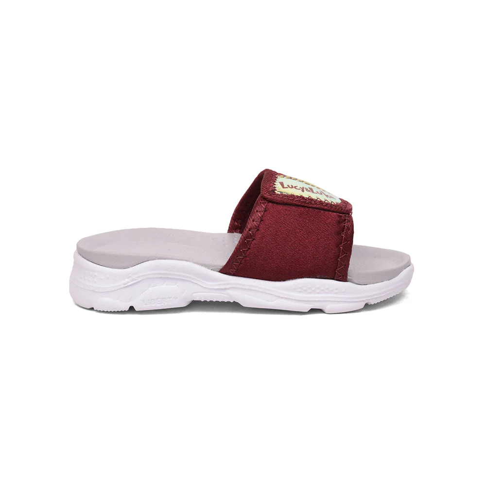Lucy & Luke (Cherry) Casual Slides For Kids RICKY-18 By Liberty - Image 2