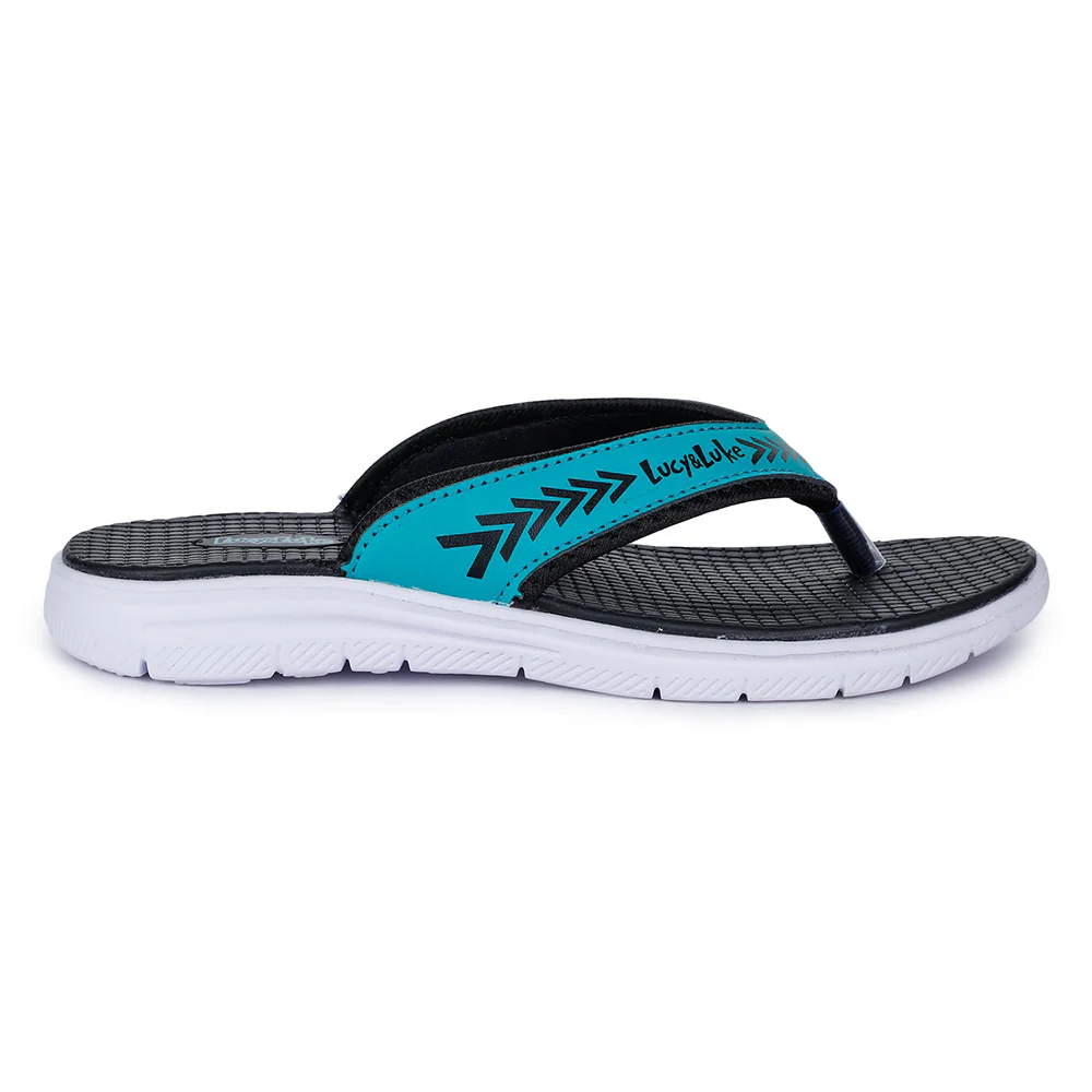 Lucy & Luke (Green) Casual Flip-Flop & Slippers For Kids Oppo-3T By Liberty - Image 2