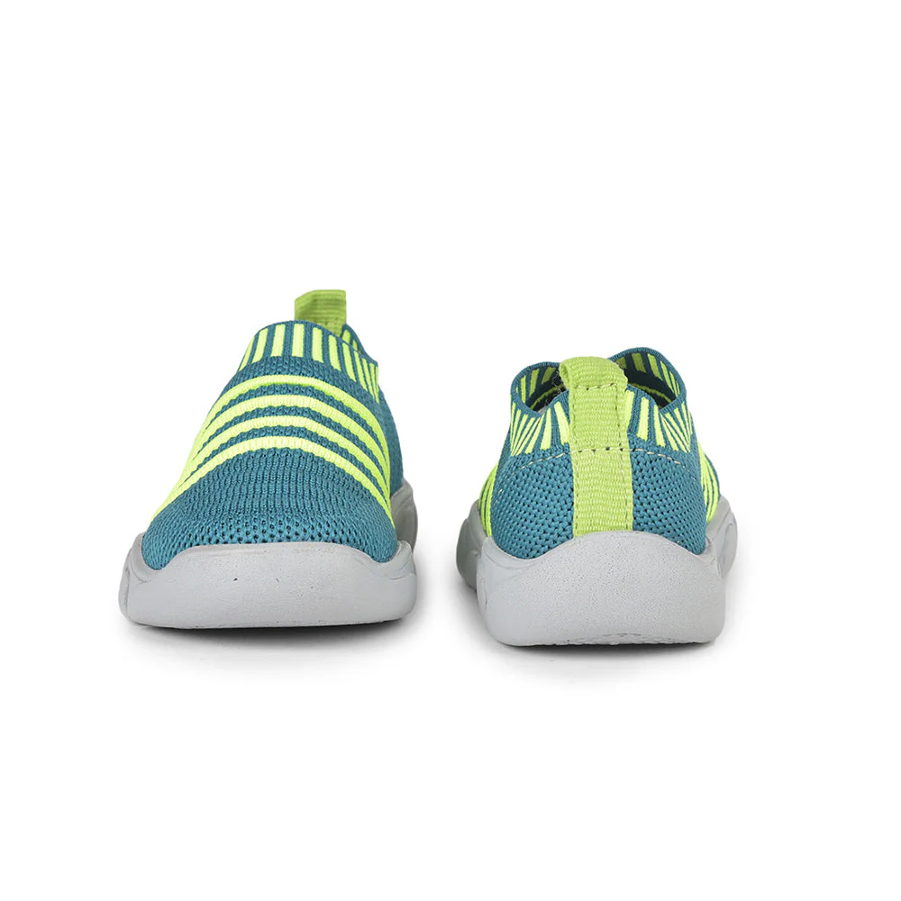 Lucy & Luke (Green) Casual Non Lacing Shoes For Kids FLYNN-37 By Liberty - Image 6