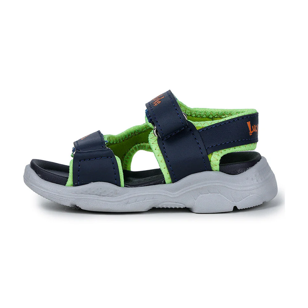 Lucy & Luke (Green) Casual Sandal For Kids RICKY-6 By Liberty - Image 2