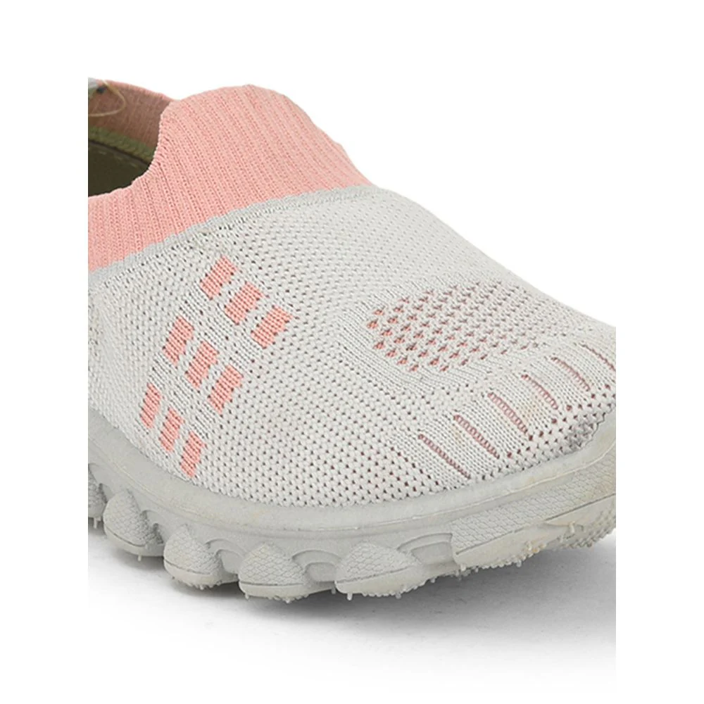 Lucy & Luke (Grey) Casual Non Lacing Shoes For Kids KDL-07 By Liberty - Image 6