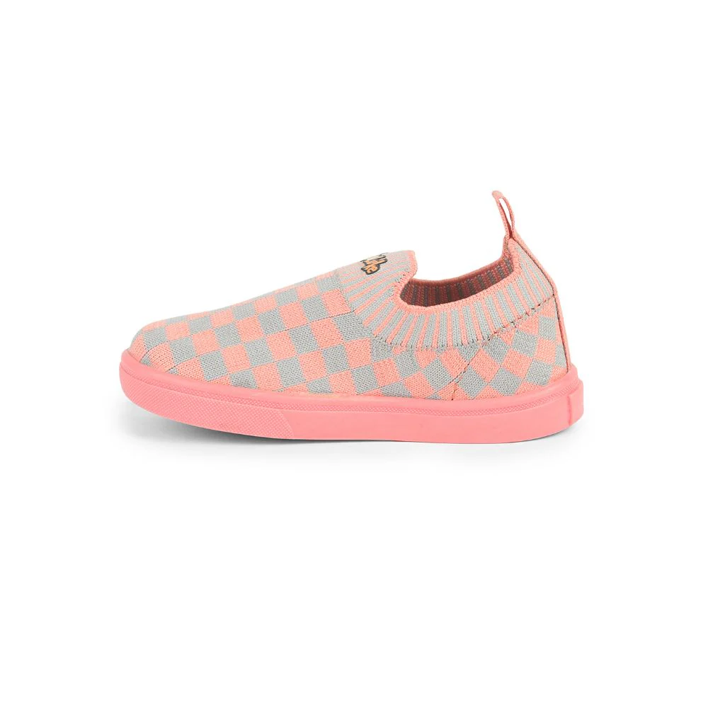 Lucy & Luke (Grey) Casual Non Lacing Shoes For Kids MINT-7 By Liberty - Image 3