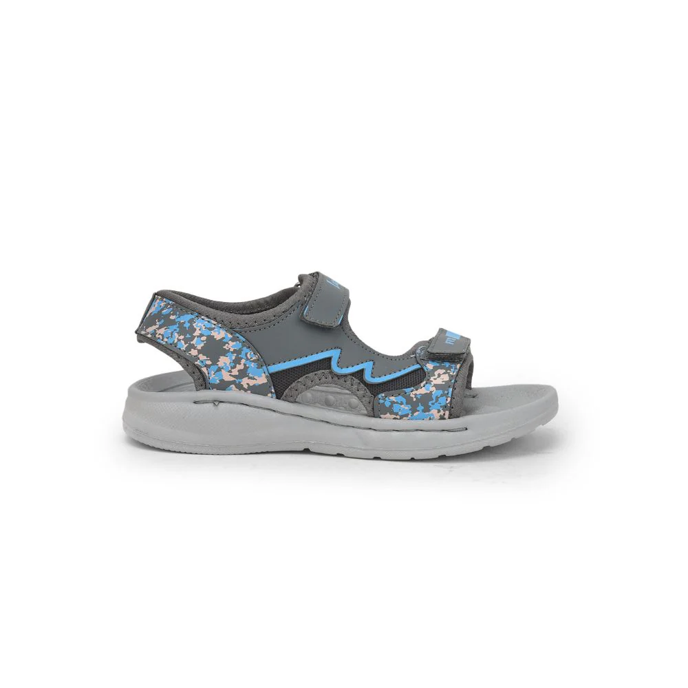 Lucy & Luke (Grey) Casual Sandal For Kids LB167-1 By Liberty - Image 2