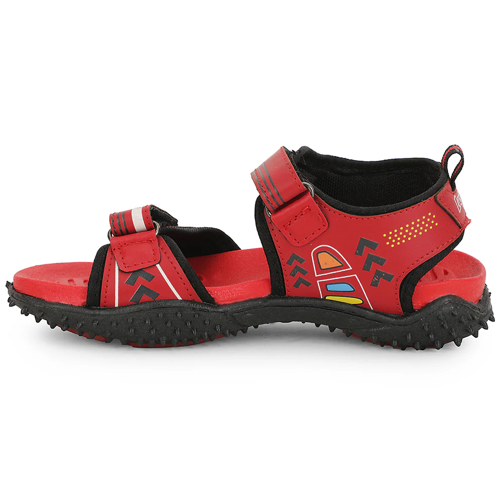 Lucy & Luke Maroon Casual Sandal For Kids ASPIRE-50 By Liberty - Image 5
