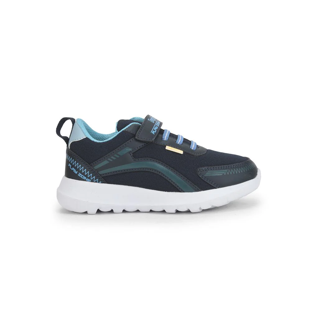 Lucy & Luke (N.Blue) Casual Non Lacing Shoes For Kids ZEAL By Liberty - Image 2