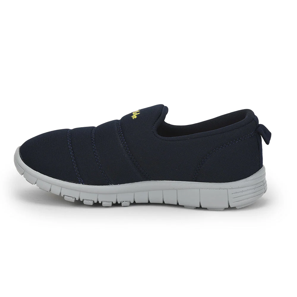 Lucy & Luke (N.Blue) Sports Non Lacing Walking Shoes For Kids 2123-23 By Liberty - Image 2