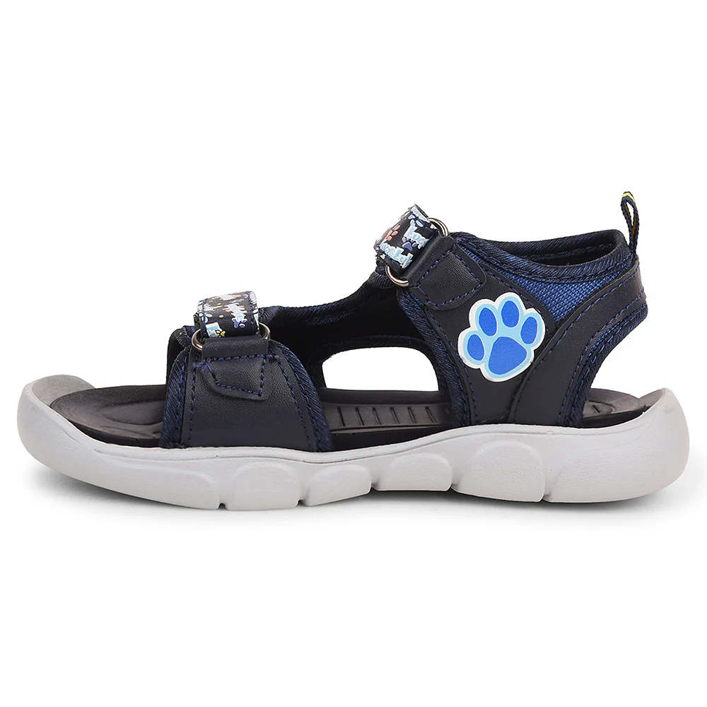 Lucy & Luke Navy Blue Casual Sandal For Kids FLYNN-90 By Liberty - Image 3