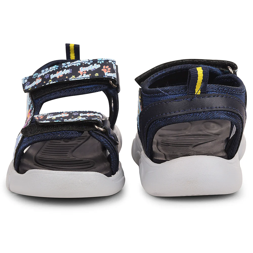 Lucy & Luke Navy Blue Casual Sandal For Kids FLYNN-90 By Liberty - Image 6