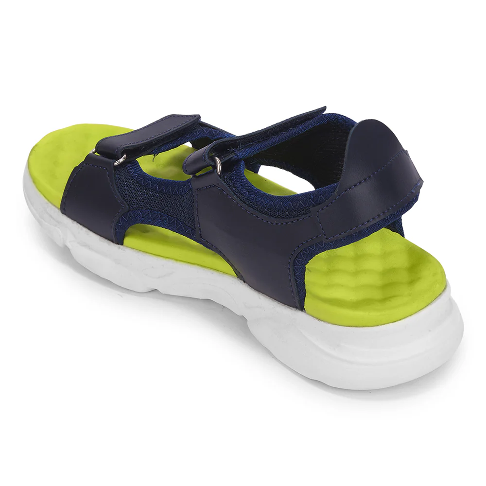 Lucy & Luke Navy Blue Casual Sandal For Kids HIPPO-30SE By Liberty - Image 4