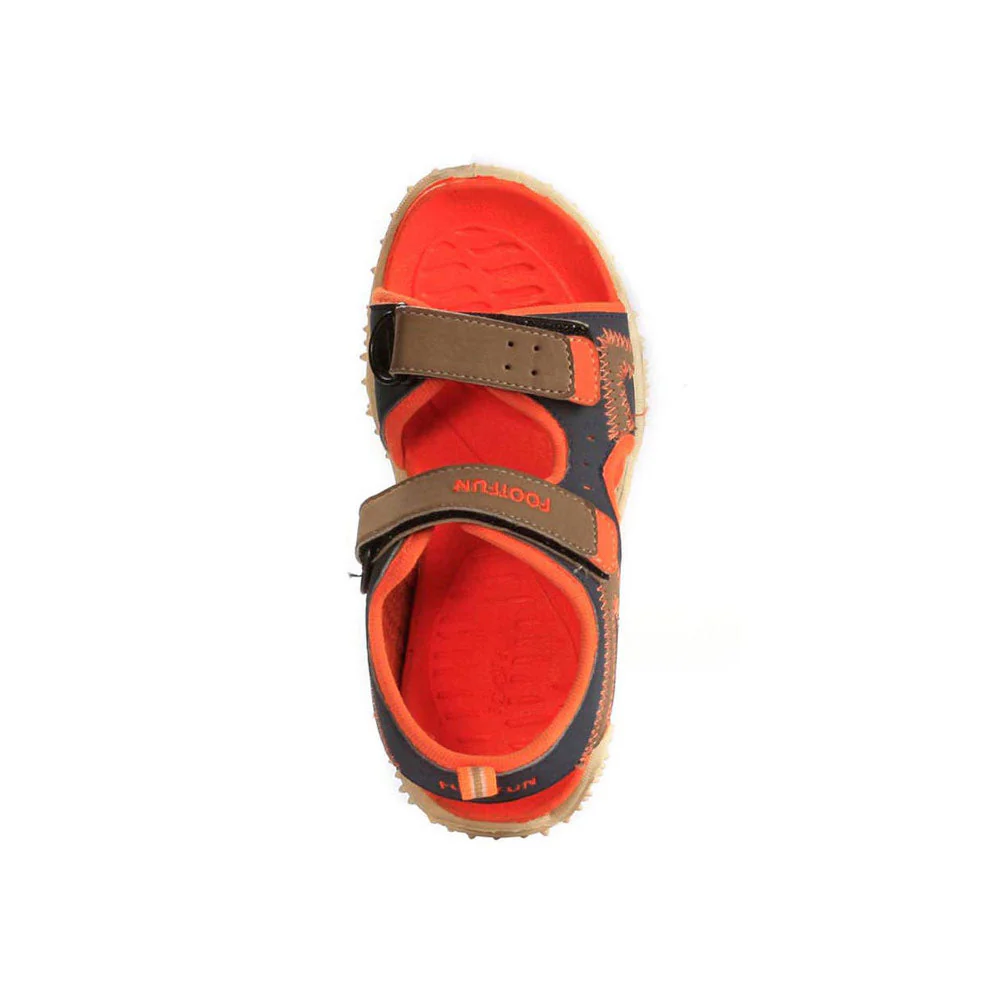 Lucy & Luke (Orange) Casual Sandal For Kids BEN-10 By Liberty - Image 4