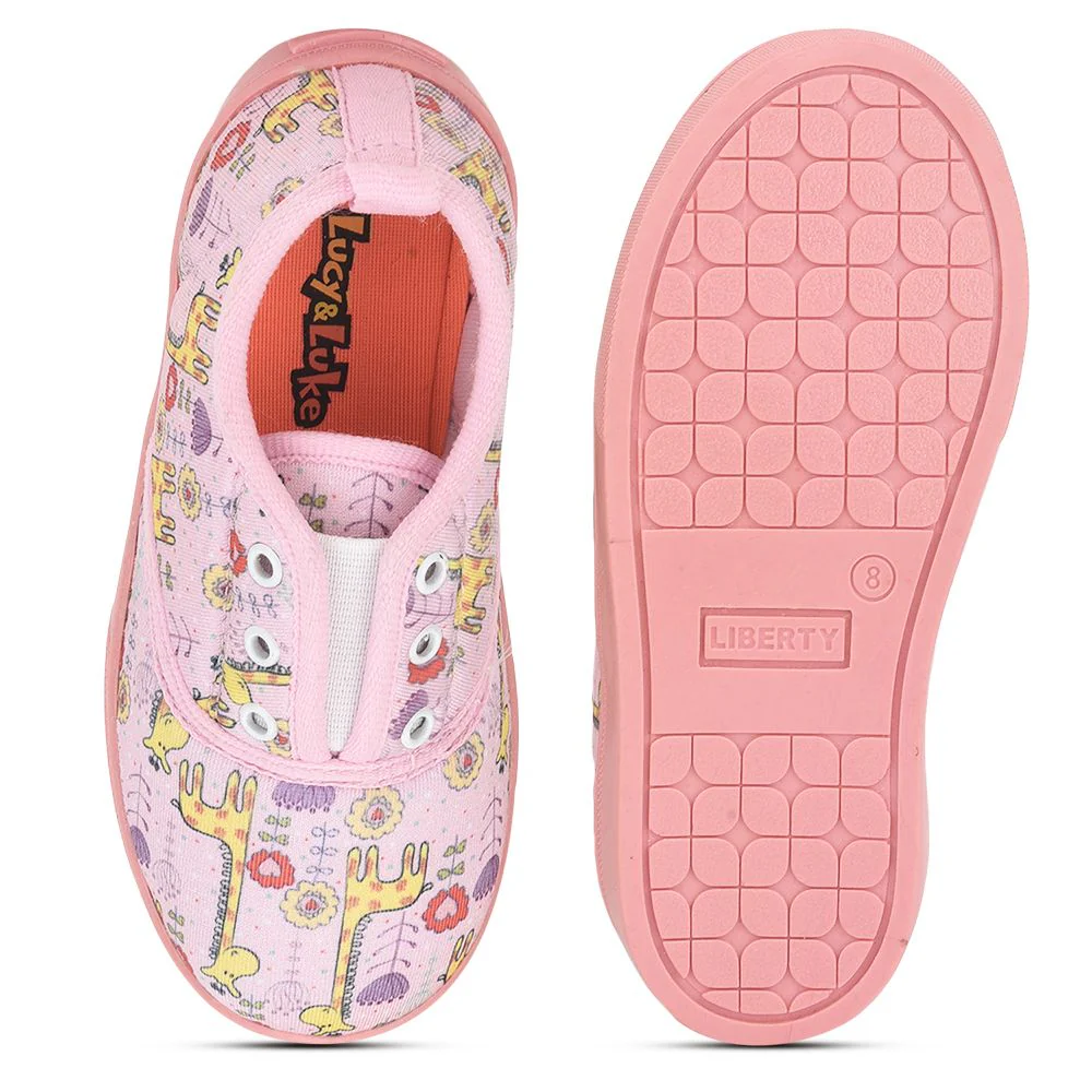Lucy & Luke (Pink) Casual Lacing Shoes For Kids Mint-3 By Liberty - Image 3