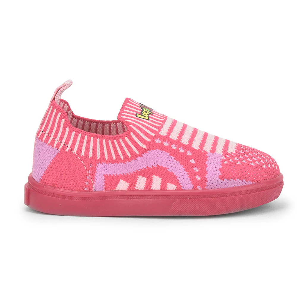Lucy & Luke (Pink) Casual Non Lacing Shoes For Kids MINT-5 By Liberty - Image 2