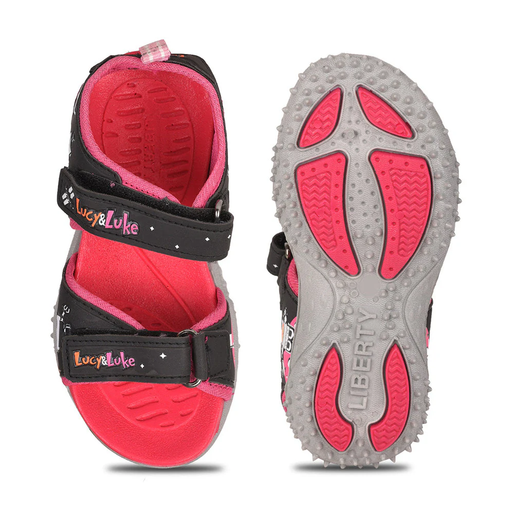 Lucy & Luke (Pink) Casual Sandal For Kids By Liberty - Image 3