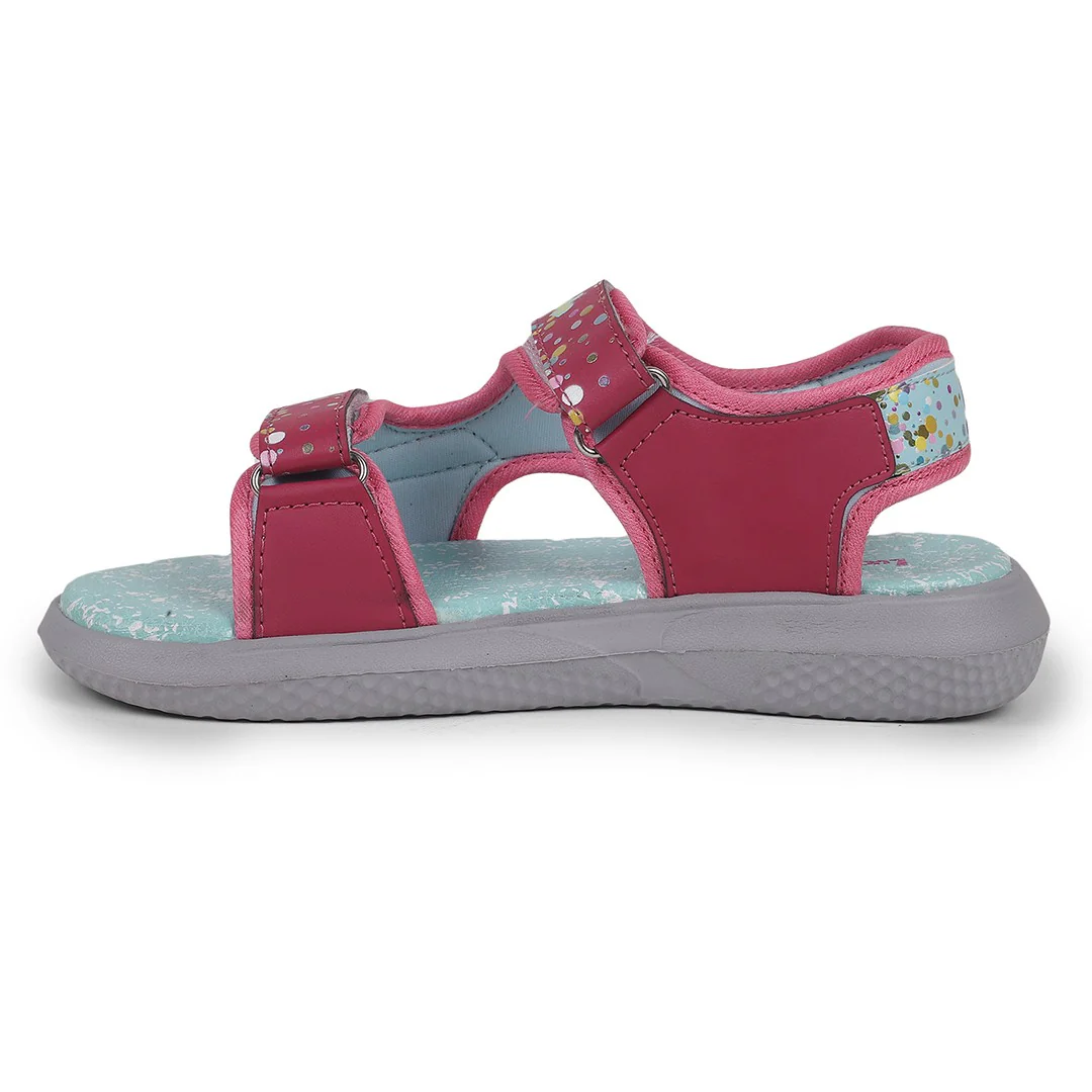 Lucy & Luke Pink Casual Sandal For Kids HIPPO-18 By Liberty - Image 3