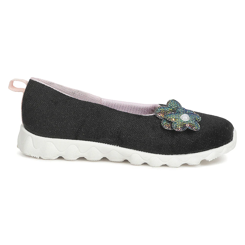 Lucy & Luke PLAYNGO-E Black Casual Non lacing Walking Shoes for Kids by Liberty - Image 2
