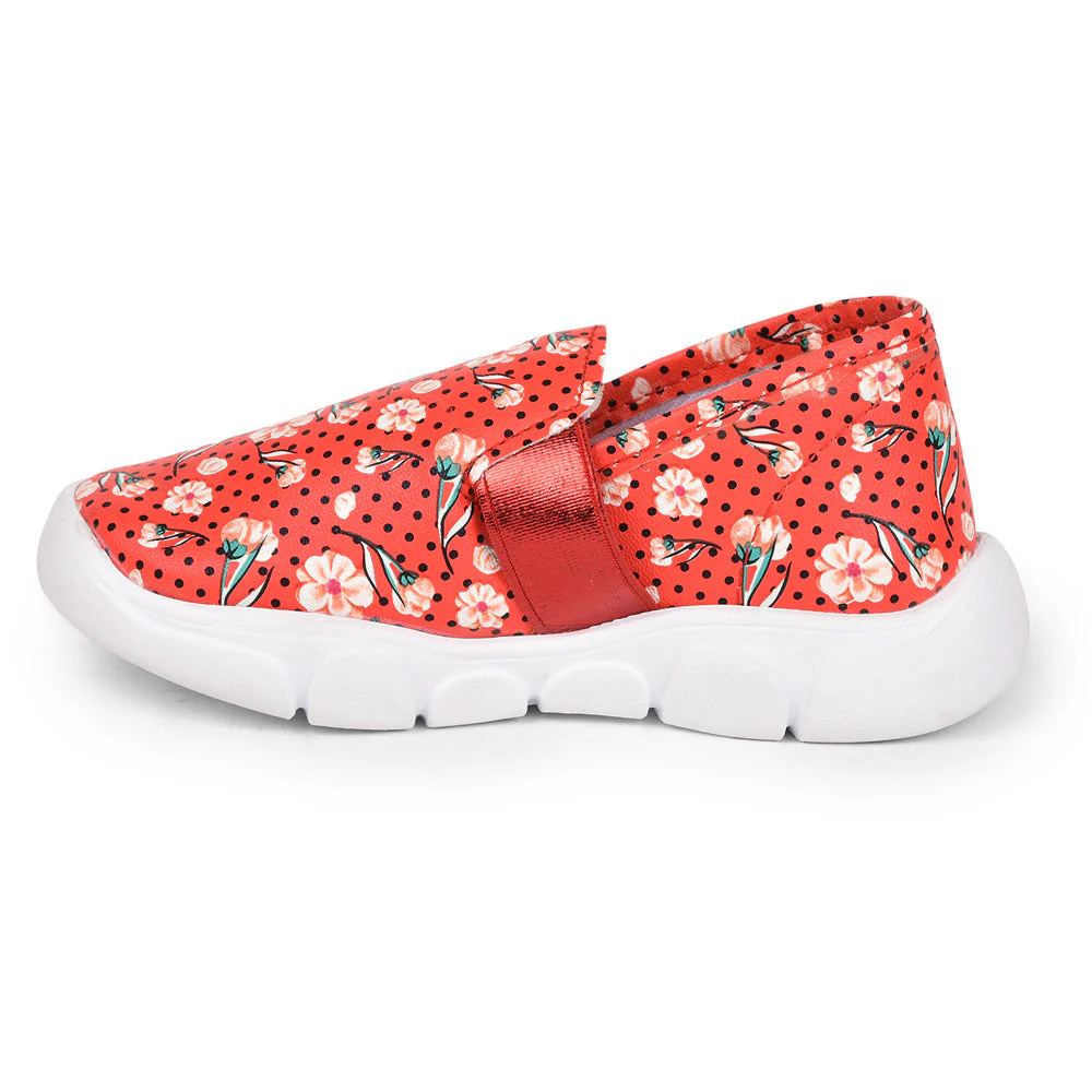 Lucy & Luke (Red) Casual Loafer Shoes For Kids FLYNN-32 By Liberty - Image 3