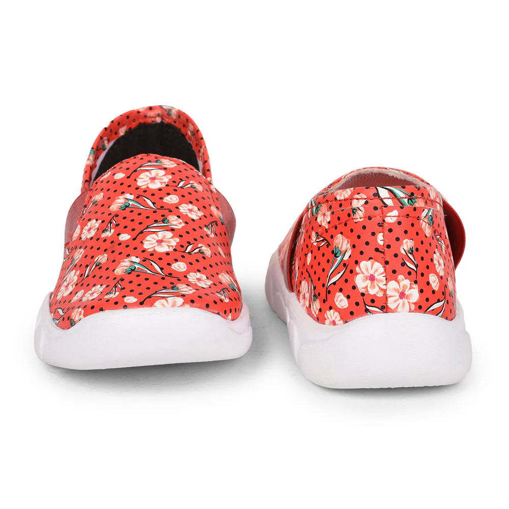 Lucy & Luke (Red) Casual Loafer Shoes For Kids FLYNN-32 By Liberty - Image 4