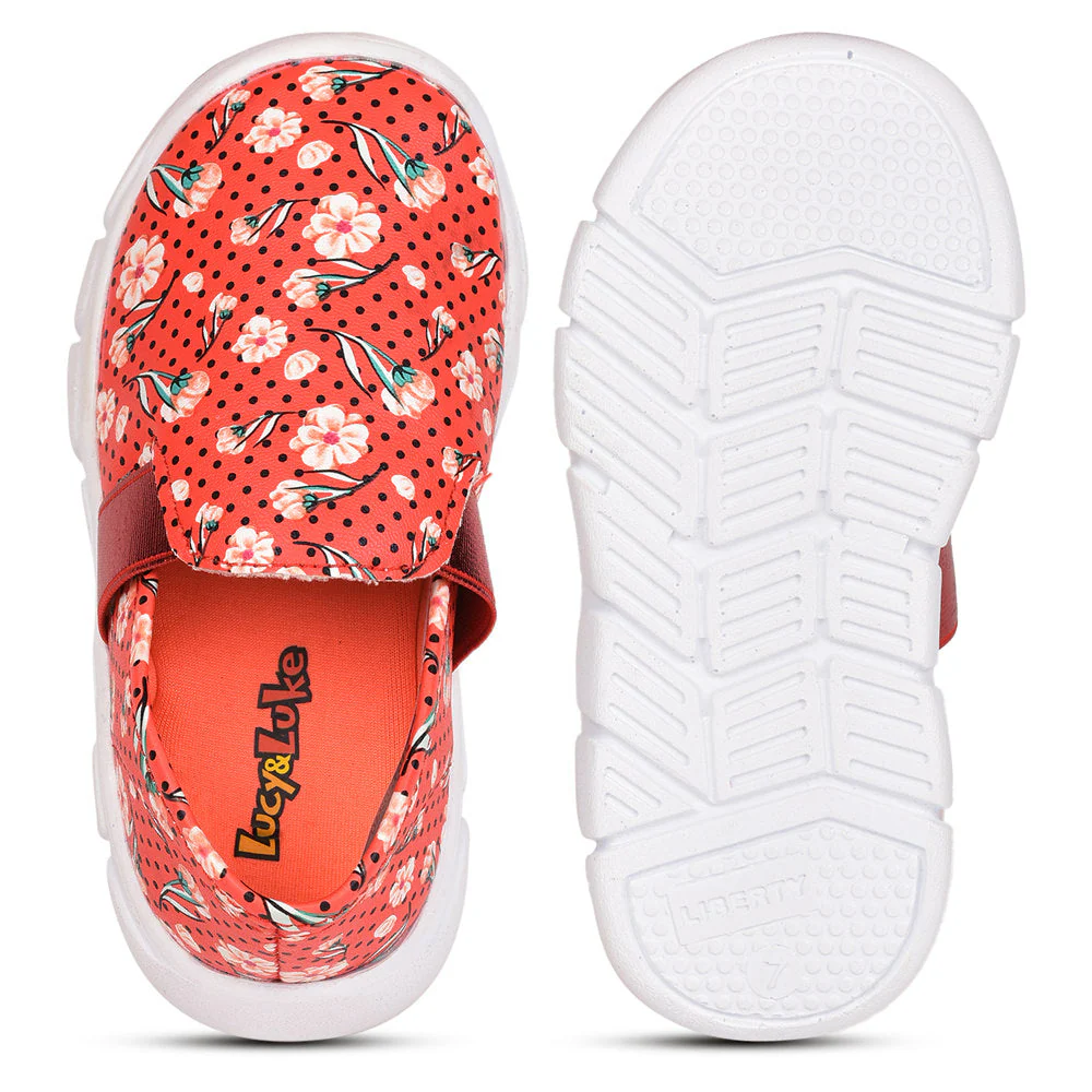 Lucy & Luke (Red) Casual Loafer Shoes For Kids FLYNN-32 By Liberty - Image 6