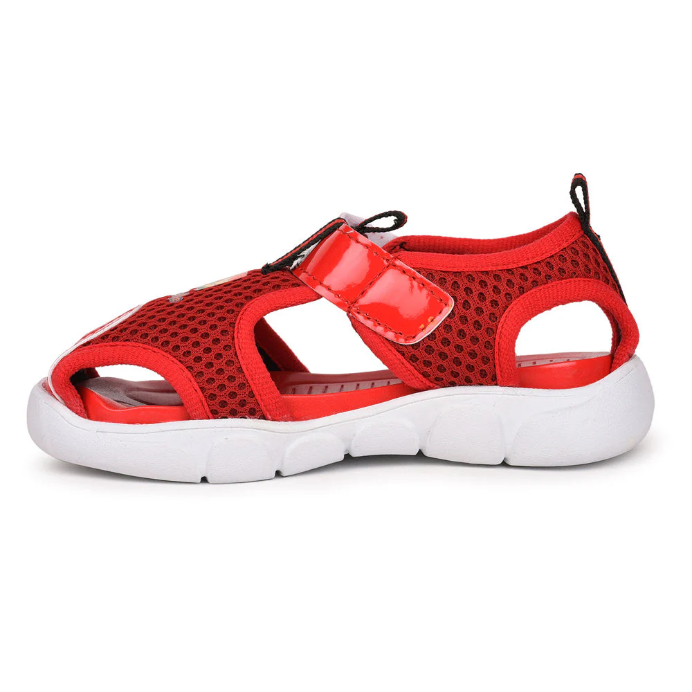 Lucy & Luke (Red) Casual Sandal For Kids FLYNN-29 By Liberty - Image 2