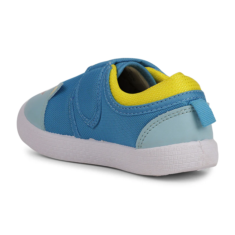Lucy & Luke Sky Blue Casaul Non Lacing Shoes For Kids BASTIAN-60 By Liberty - Image 4