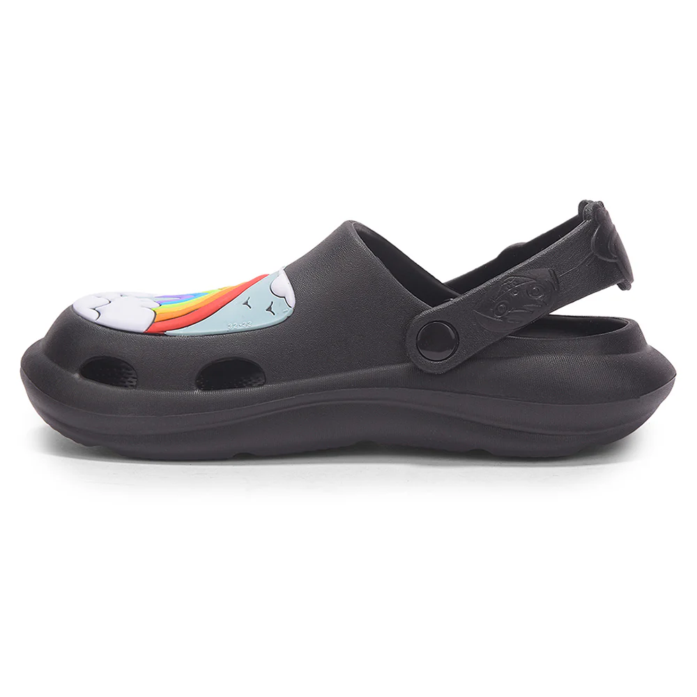 Lucy & Luke VIVO-10 Black Casual Clogs Sandal for Kids by Liberty - Image 5