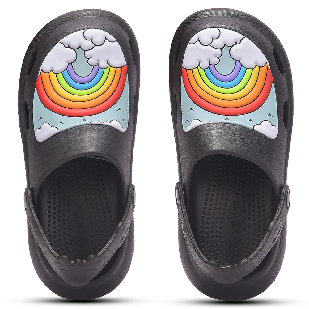 Lucy & Luke VIVO-10 Black Casual Clogs Sandal for Kids by Liberty - Image 7