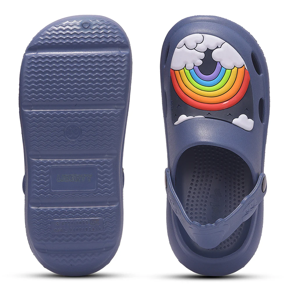 Lucy & Luke VIVO-10 Blue Casual Clogs Sandal for Kids by Liberty - Image 4