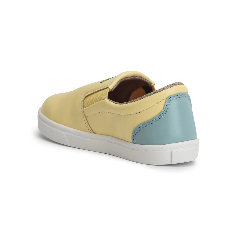 Lucy & Luke (Yellow) Casual Non Lacing Shoes For Kids MINT-2 By Liberty - Image 3
