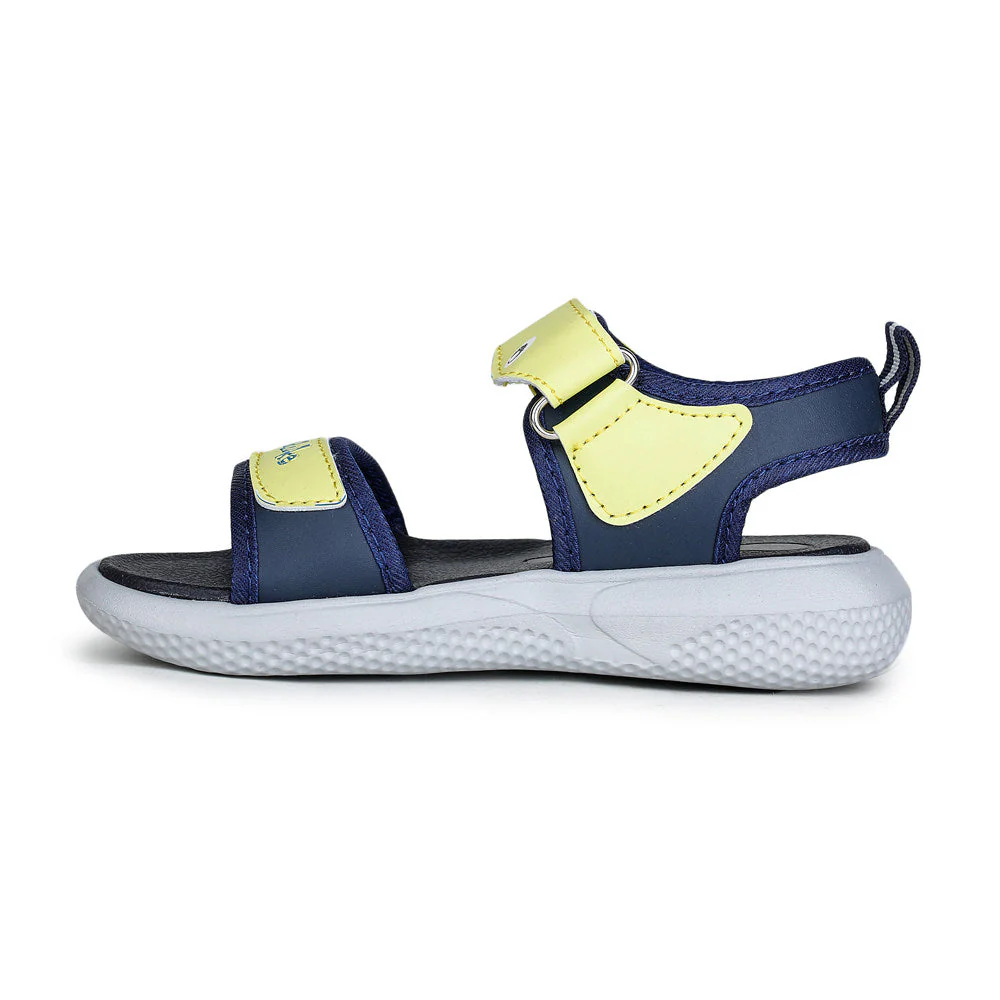 Lucy & Luke Yellow Casual Sandal For Kids HIPPO-1 By Liberty - Image 2
