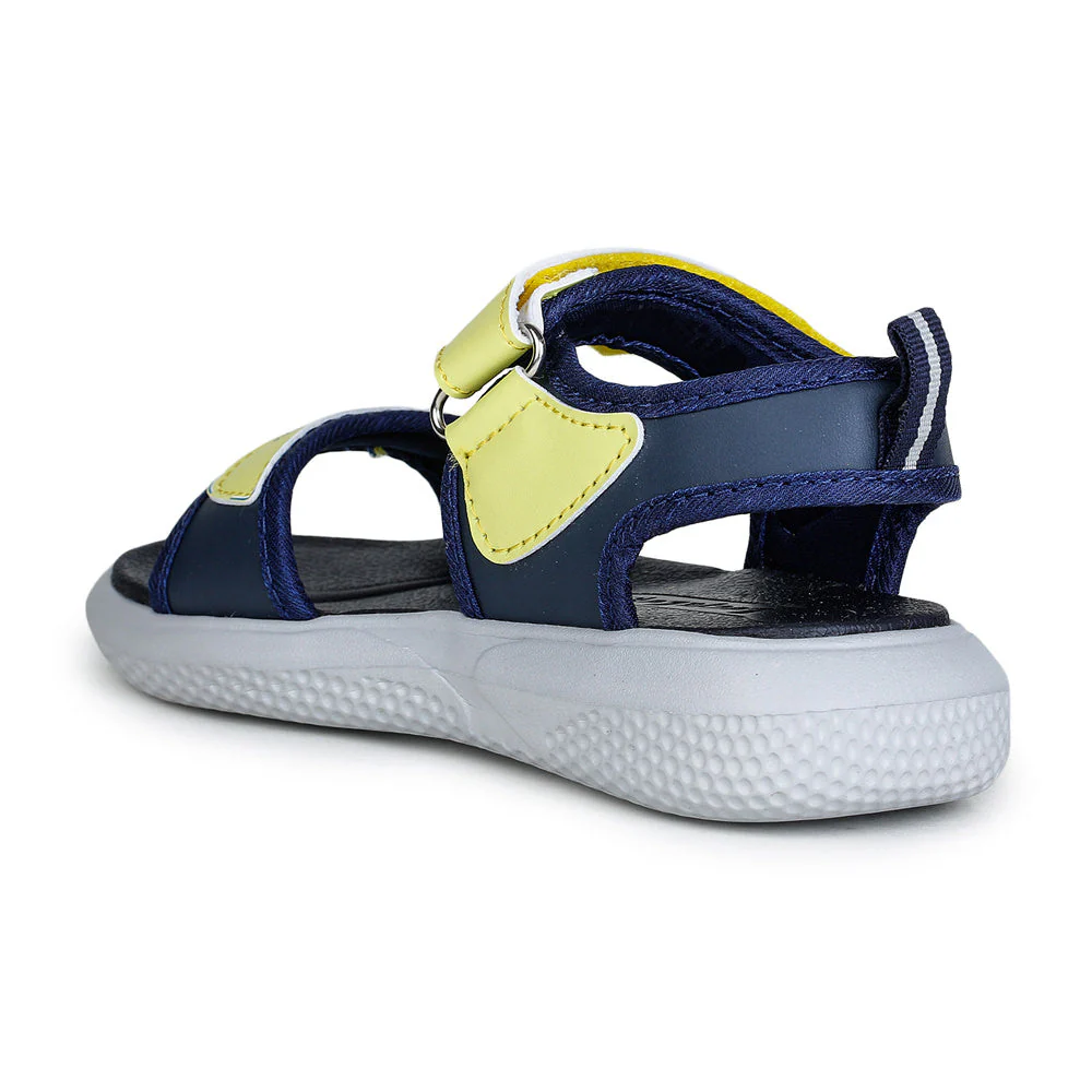 Lucy & Luke Yellow Casual Sandal For Kids HIPPO-1 By Liberty - Image 4